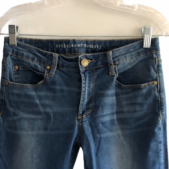 Articles of Society Carly ankle skinny crop jeans - Picture 5 of 6